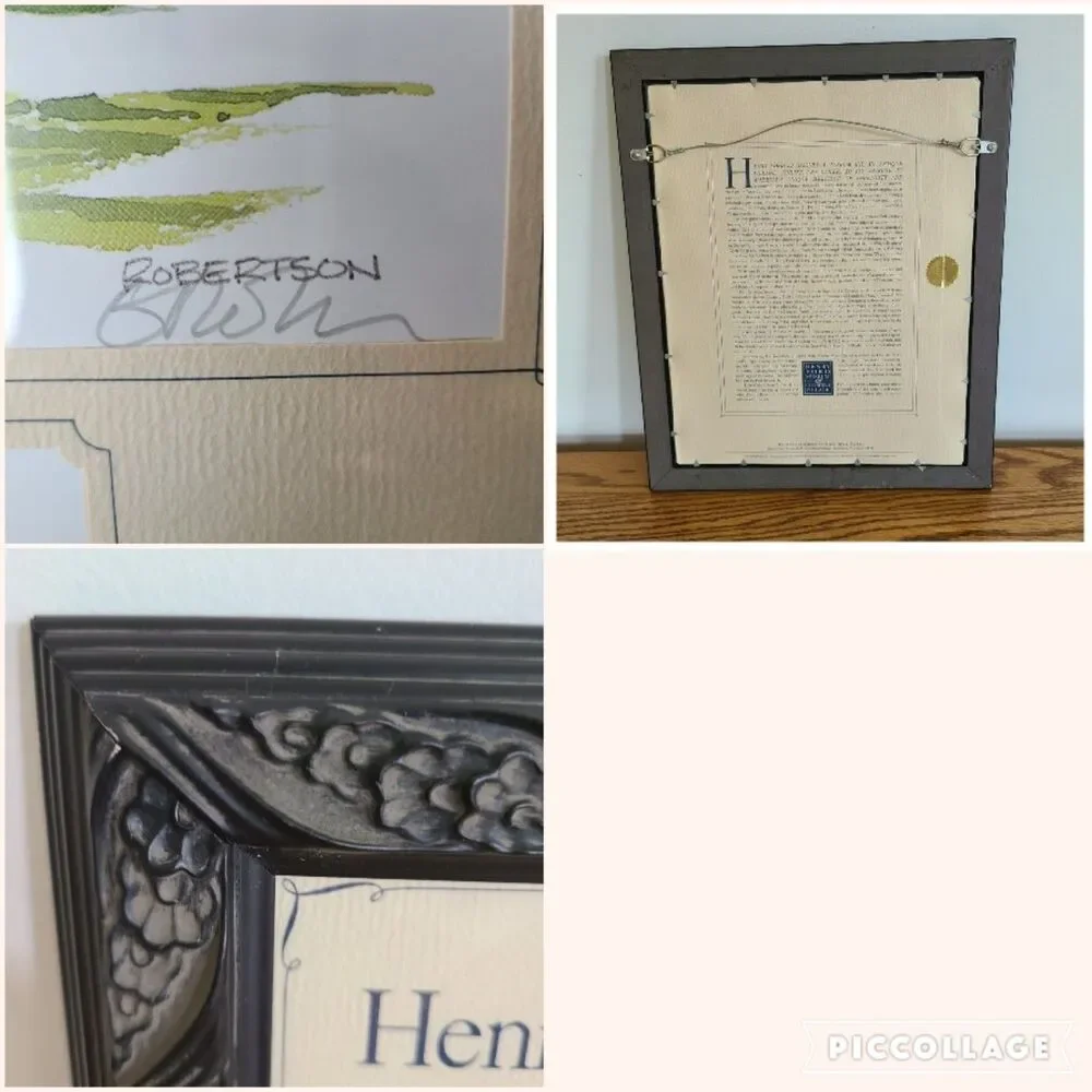 Signed Henry Ford Museum & Greenfield Village Watercolor Print By Gary Robertson
